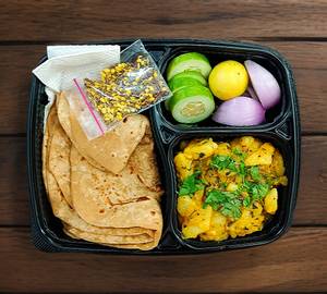 Aloo Sabji With 3 Paratha [ Mini thali ]
