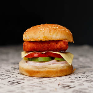 Crunchy Paneer Brger