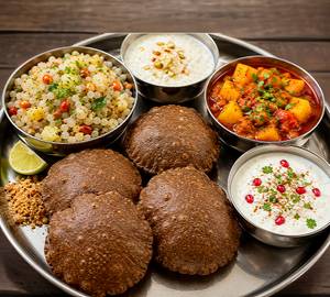Swan Vrat Mini  Thali