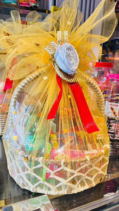 Big Wooden Gift Basket