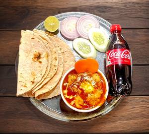Punjubi Chicken+4 Rooti+Coke 250Ml+Salad