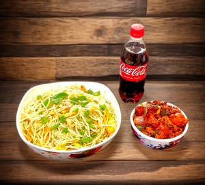 Chicken Noodles+Dragon Chicken+Coke 250Ml