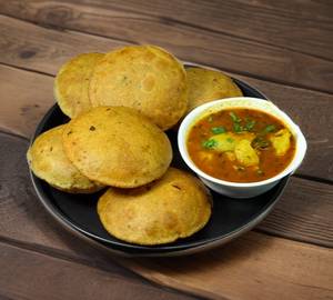 Palak Poori Sabji