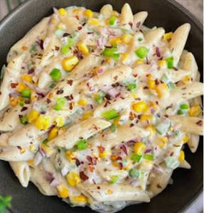 White American Corn Pasta