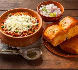Cheese Pav Bhaji [2 Pieces]