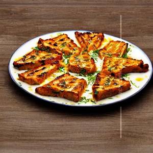 Melted cheese grilled