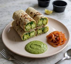 Haryali Roll [Paneer] [4 Pieces]