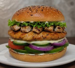 Double Chicken Cheese Burger