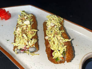 Fried Chicken Khao Suey Sushi