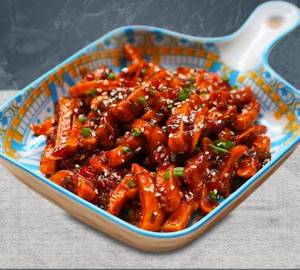 Honey chilli potato