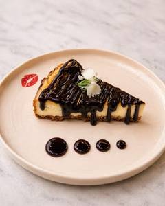 Baked Dark Chocolate Cheesecake