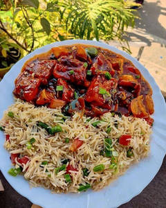 Fried Rice+chilli Paneer