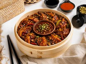 Chicken Oyster Sauce Momos