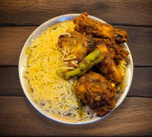 Gundamma Chicken Pulao Ghee Roast Fry