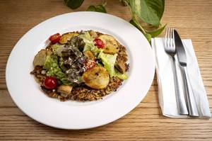 Cheese Potato Flaxseed Rosti