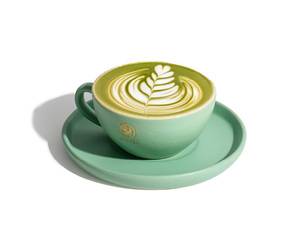 Hot Green Matcha Latte