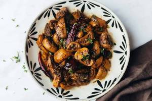 Mushroom Pepper Fry
