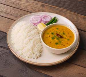 Dal +Rice 