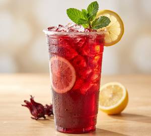 The signature karkade hibiscus cooler