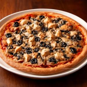 Chicken Mushroom Pizza