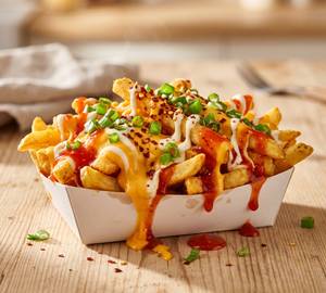 Mix sauces fries