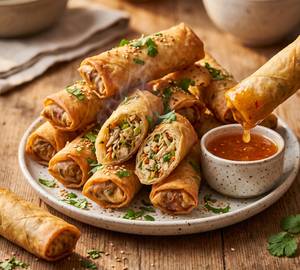 Chicken spring rolls [5 pc]