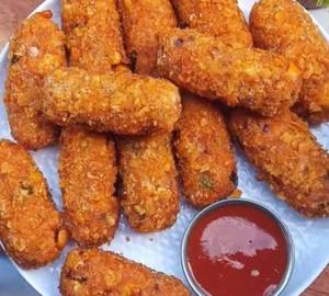 Crunchy Crispy Potato Onion Bread Rolls