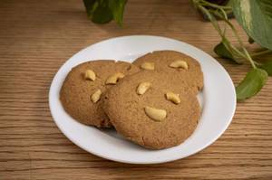 Eggless Cashew Caramel Butter Cookie