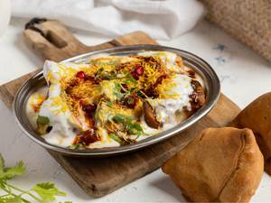 Dahi Samosa Chaat