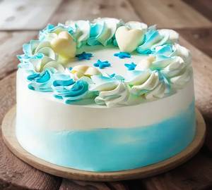 Vanilla  Floral Normal Cake 1Kg