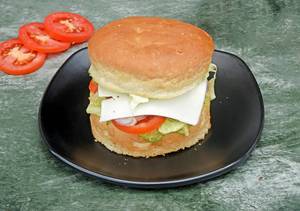 Veg Cheese Aloo Tikki Burger