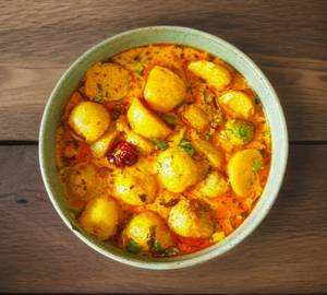 Dahi Wale Aloo With 3 Phulka