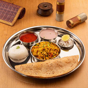 Egg Bhurji Thali