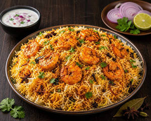 Prawns Biryani[single]