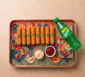 Combo Chicken Fingers 8-Pieces & Sprite 250Ml