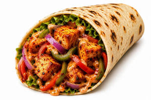 Paneer Peri Peri Wrap