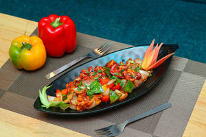 Chilli Paneer Dry(amul Paneer)
