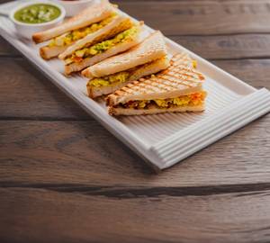 Paneer Tikka Open Sandwich