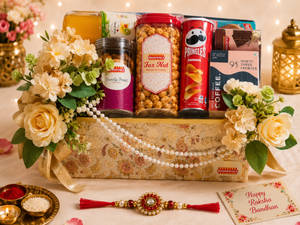 Rishton Ki Mithaas Dessert Rakhi Hamper