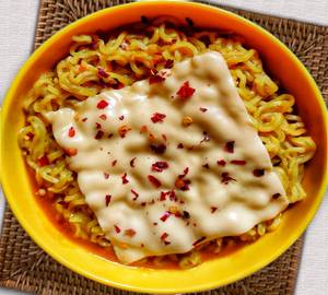Cheesy Volcano Maggi