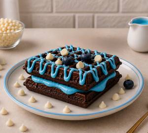 Brownie Blueberry Choco Waffle