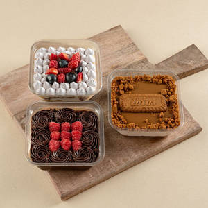 Set Of 3 Desserts With Berries