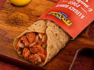 Chicken Tikka Whole Wheat Frankie Roll (with Egg)
