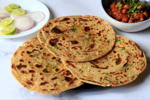Garlic Parathas