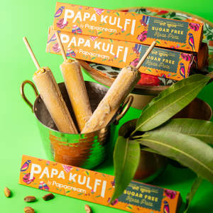 Sugarfree Kesar Pista Kulfi