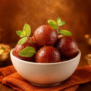 Hot Gulab Jamun