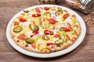 Onion And Jalapeno Pizza [7 Inches]