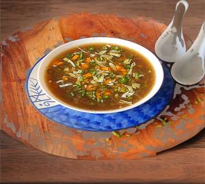 Veg hot and sour soup