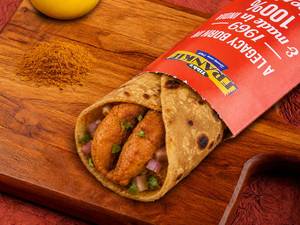 Whole Wheat Tandoori Mutton Seekh Kebab Roll