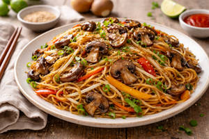 Veg Mushroom Noodles